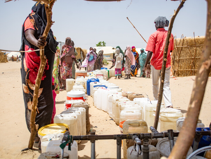 Nothilfe für Menschen im Sudan, die vor den schweren Konflikten geflohen sind.