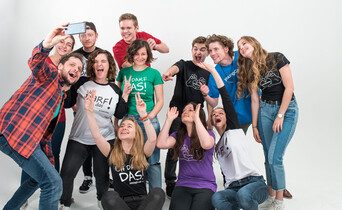 Gruppe von Jugendlichen