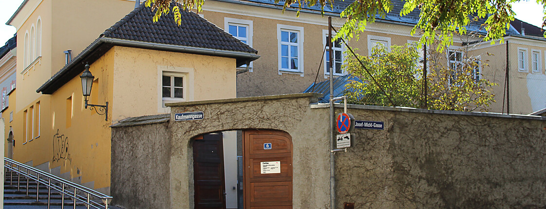 Die Aussenansicht des Eggerheims in der Klagenfurter Kaufmanngasse.
