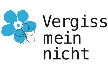 Das Logo der Aktion "Vergiss mein nicht"