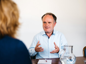 Andreas Knapp, Generalsekretär Internationale Programme im Gespräch