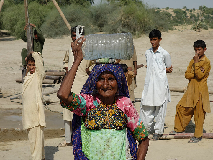 Ernährungssicherheit für Menschen in Thapakar Pakistan