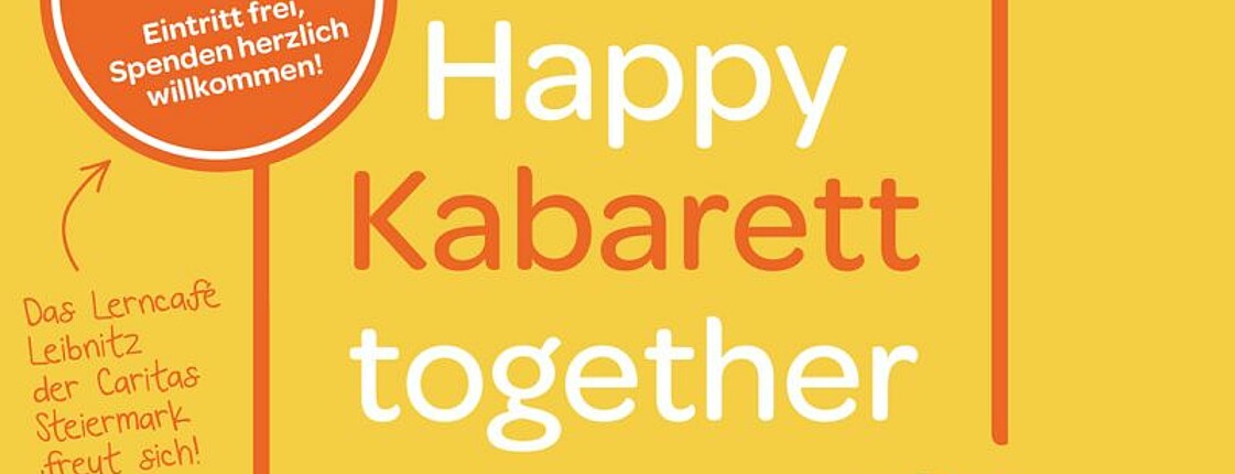 Plakat Happy Kabarett together